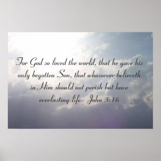Affiches John 3:16