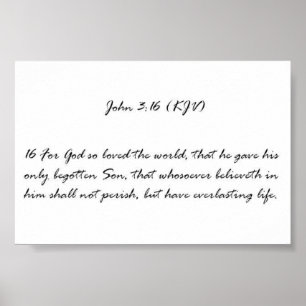 Affiches John 3:16 (LS)