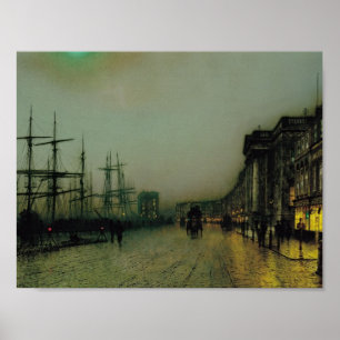 Affiches John Atkinson Grimshaw- Canny Glasgow