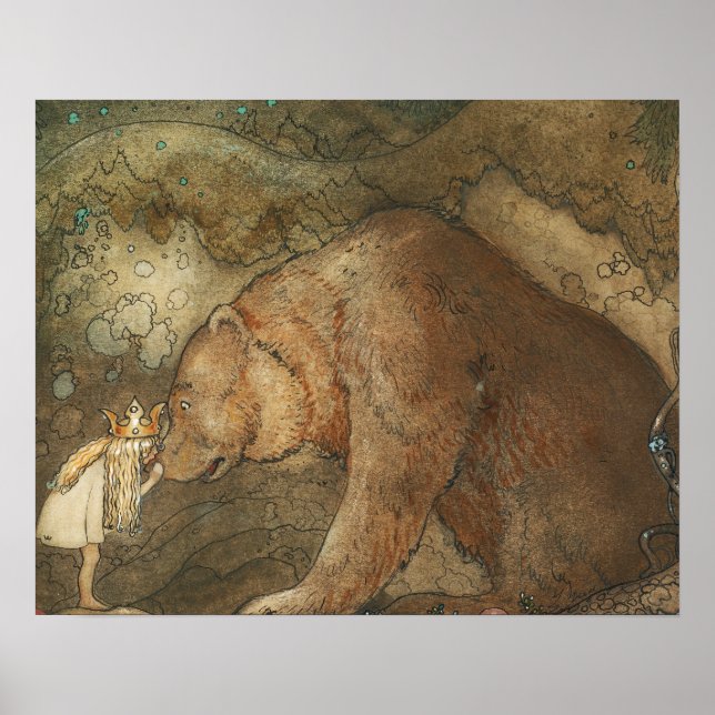 Affiches John Bauer - Pauvre petite base (Devant)