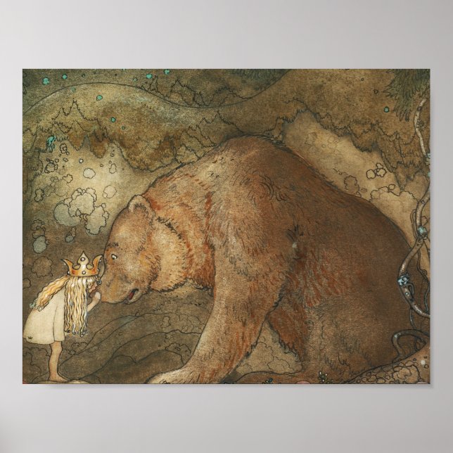 Affiches John Bauer - Pauvre petite base (Devant)