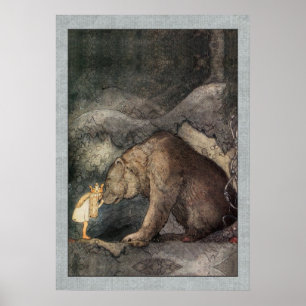 Affiches John Bauer Princesse Bellas Golden Adventure