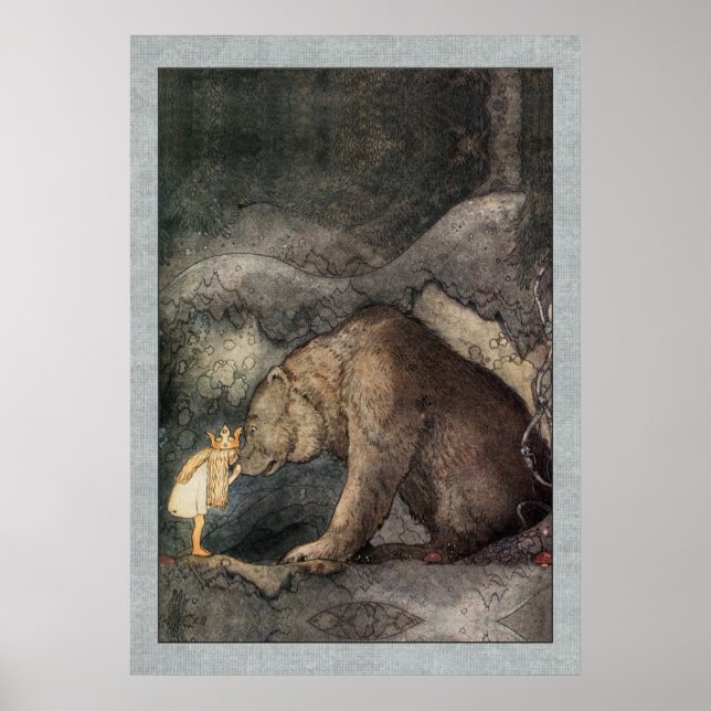 Affiches John Bauer Princesse Bellas Golden Adventure (Devant)