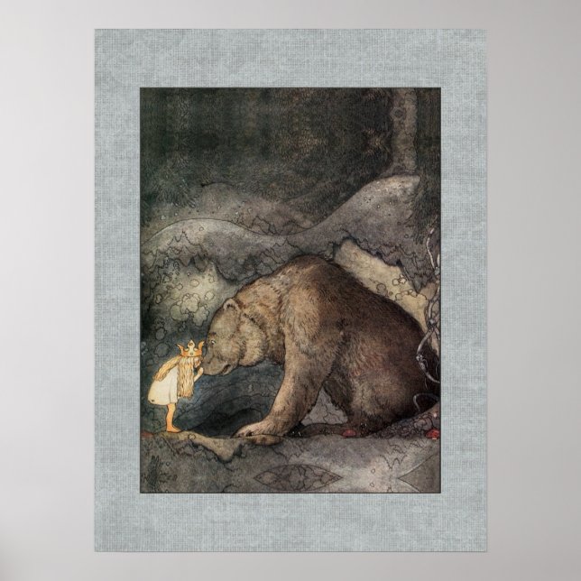 Affiches John Bauer Princesse Bellas Golden Adventure (Devant)