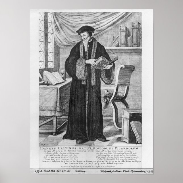 Affiches John Calvin (Devant)
