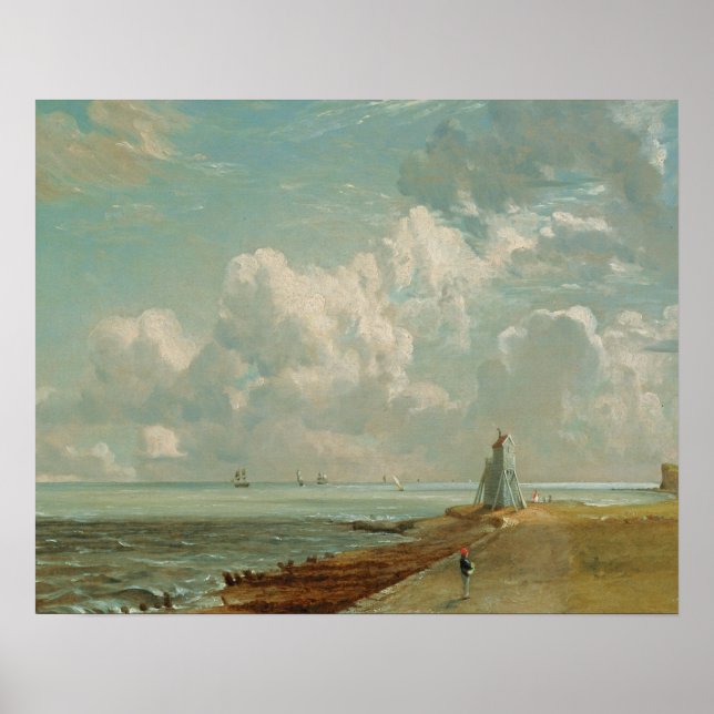 Affiches John Constable | Harwich, Low Lighthouse and B (Devant)