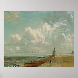 Affiches John Constable  Harwich, The Low Lighthouse and B