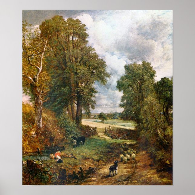 Affiches John Constable - Le Cornfield de 1826 (Devant)