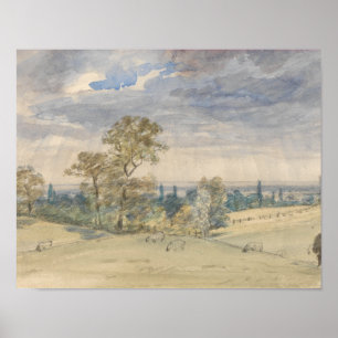 Affiches John Constable - Paysage de Suffolk