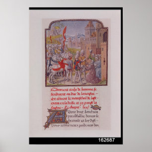 Affiches John de Gaunt reçu par les citoyens