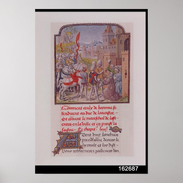 Affiches John de Gaunt reçu par les citoyens (Devant)