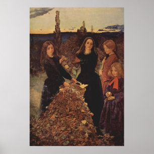 Affiches John Everett Millais - automne