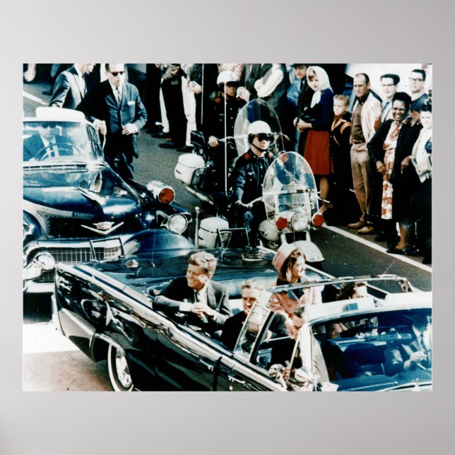 Affiches John F Kennedy et Jackie dans les Dallas Motorcade (Devant)