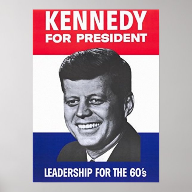 Affiches John F Kennedy Président (Devant)