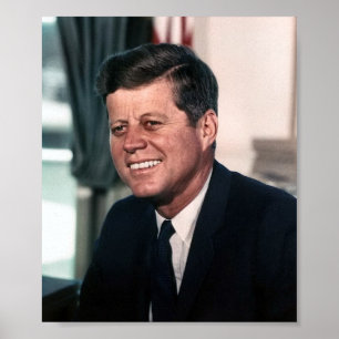 Affiches John F. Kennedy Whitehouse Portrait