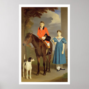 Affiches John Gubbins Newton et sa soeur Mary, 1832-33 (