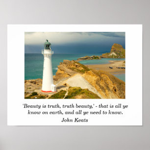 Affiches John Keats citation - Art print