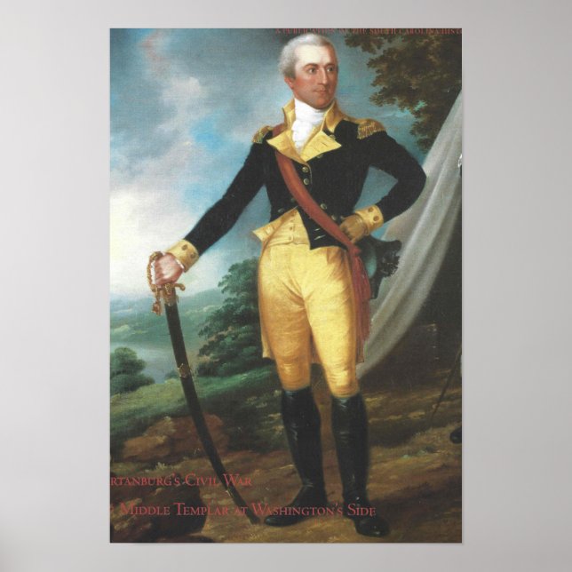 Affiches John Laurens Portrait complet (Devant)