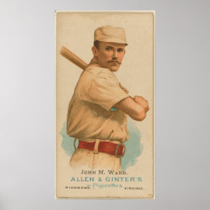 Affiches John M. Ward, New York Giants
