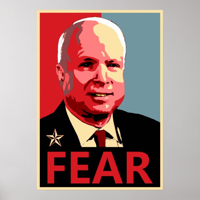 Affiches John McCain - La peur (Devant)