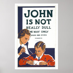 Affiches John n'est pas dull 1937 WPA