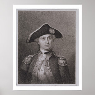 Affiches John Paul Jones (1747-92), gravé par James Barto