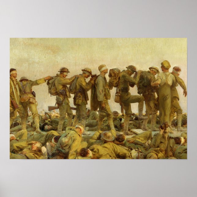 Affiches John Singer Sargent - gazé (Devant)