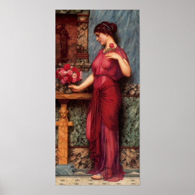 Affiches John William Godward - Une offre (Devant)