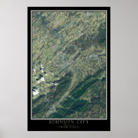 Johnson City Tennessee De Space Satellite Carte