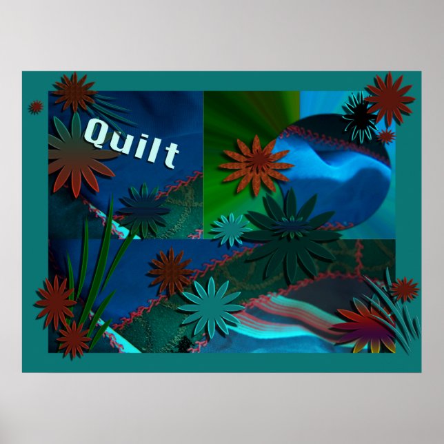 Affiches Joie de Quilting (Devant)