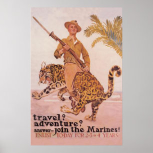 Affiches Joignez le Marine-Enrôlement aujourd'hui