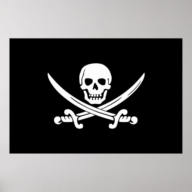 Affiches Jolly Roger Pirate Flag (Devant)