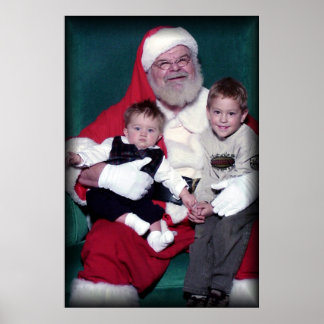 Affiches jon logan avec père Noël