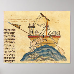 Affiches Jonah mangé par la baleine