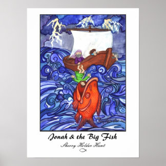 Affiches Jonah & the Big Fish Customisé à imprimer