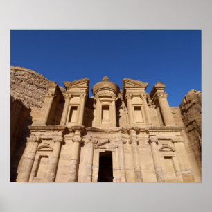 Affiches Jordanie, Petra, Le Monastère, Al Deir.
