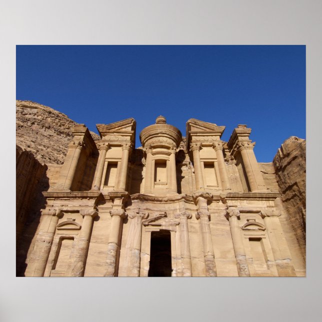 Affiches Jordanie, Pétra, Le Monastère, Al Deir. (Devant)