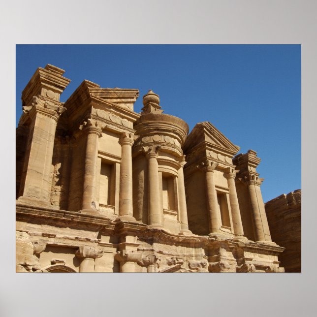Affiches Jordanie, Pétra, Le Monastère, Al Deir. 2 (Devant)