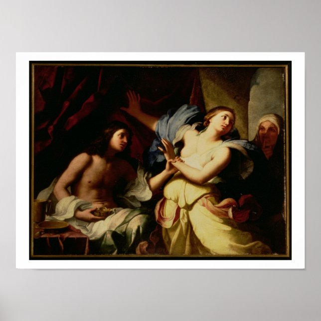 Affiches Joseph avec la femme de Potiphar (Devant)