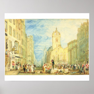 Affiches Joseph Mallord William Turner High Street, Edinb