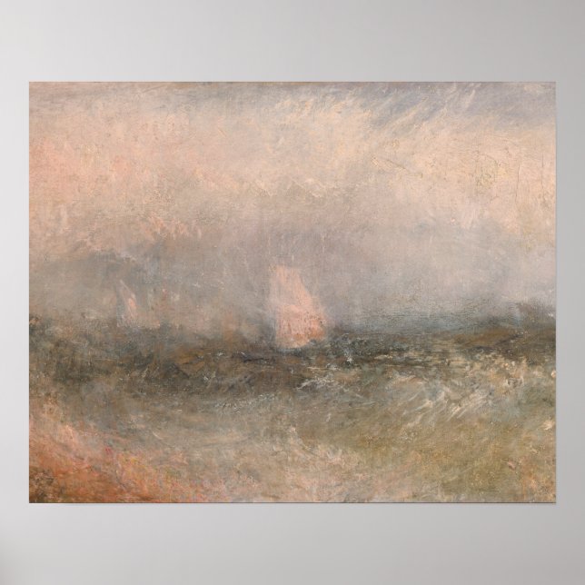 Affiches Joseph Mallord William Turner - Hors du Nore (Devant)