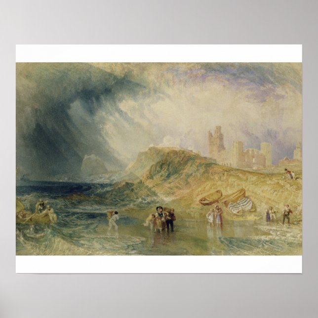 Affiches Joseph William Turner | Holy Island (Devant)