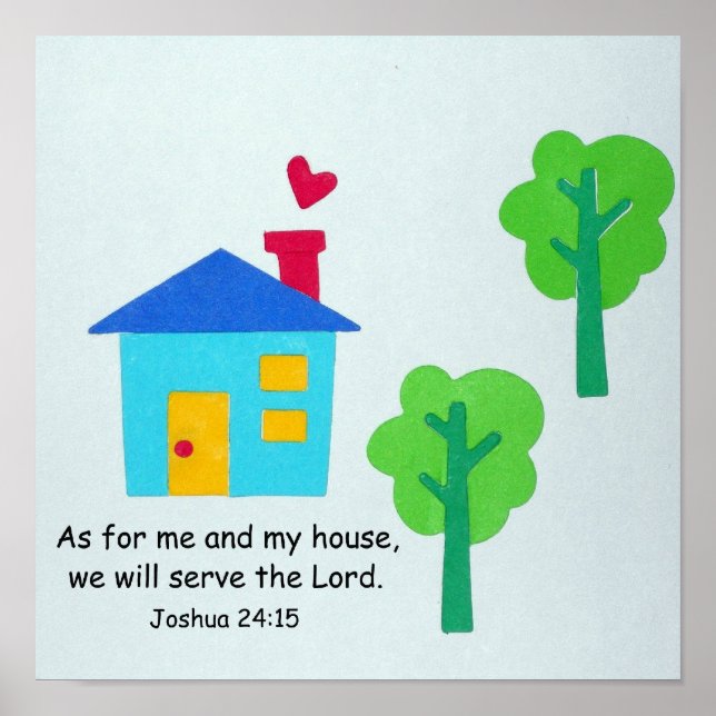Affiches Joshua 24:15 (Devant)