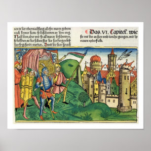 Affiches Joshua 6 4-21 La Chute de Jéricho, du 'Nurem