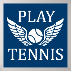 Affiches Jouer au tennis