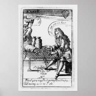 Affiches Jouer aux cartes commémoratives