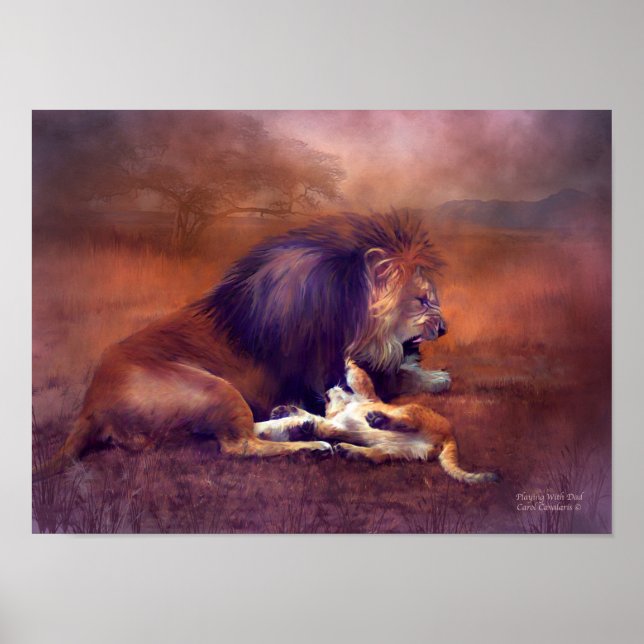 Affiches Jouer Avec Papa Art Poster/Impression (Devant)