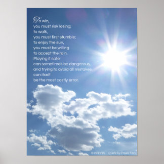 Affiches Jouer en toute sécurité peut être dangereux...Insp