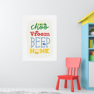 Affiches Jouets pour garçons Transport Voiture Train Bus No