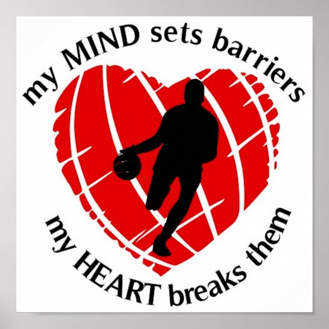 AFFICHES JOUEUR DE BASKET BARRIERS (Devant)